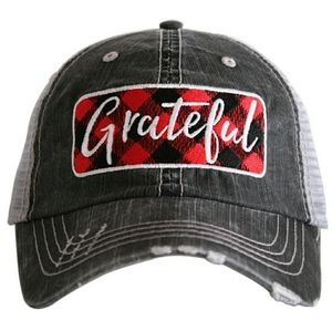 Katydid Trucker Hat "Grateful"